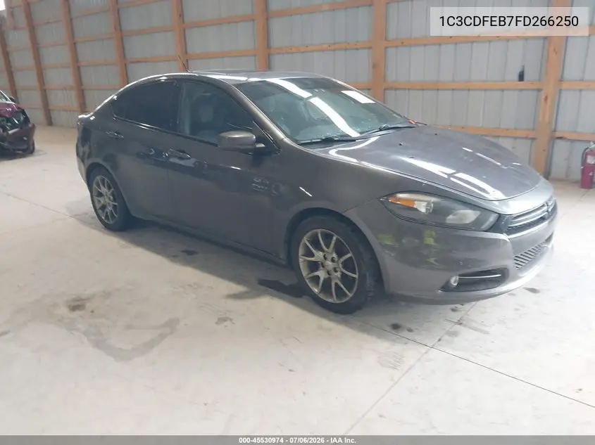 2015 Dodge Dart Gt VIN: 1C3CDFEB7FD266250 Lot: 45530974