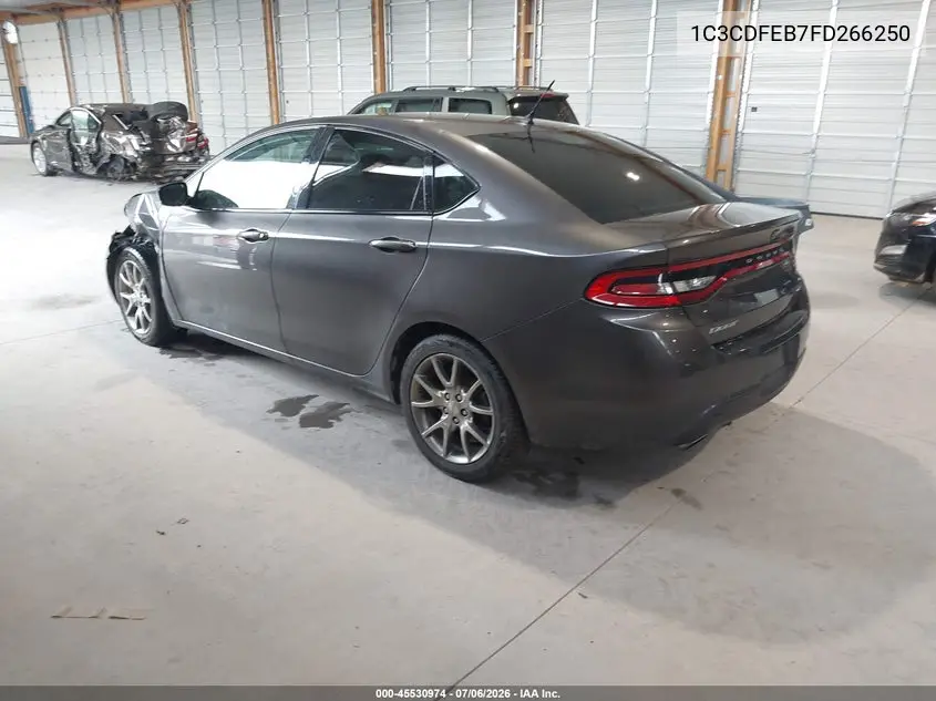 2015 Dodge Dart Gt VIN: 1C3CDFEB7FD266250 Lot: 45530974