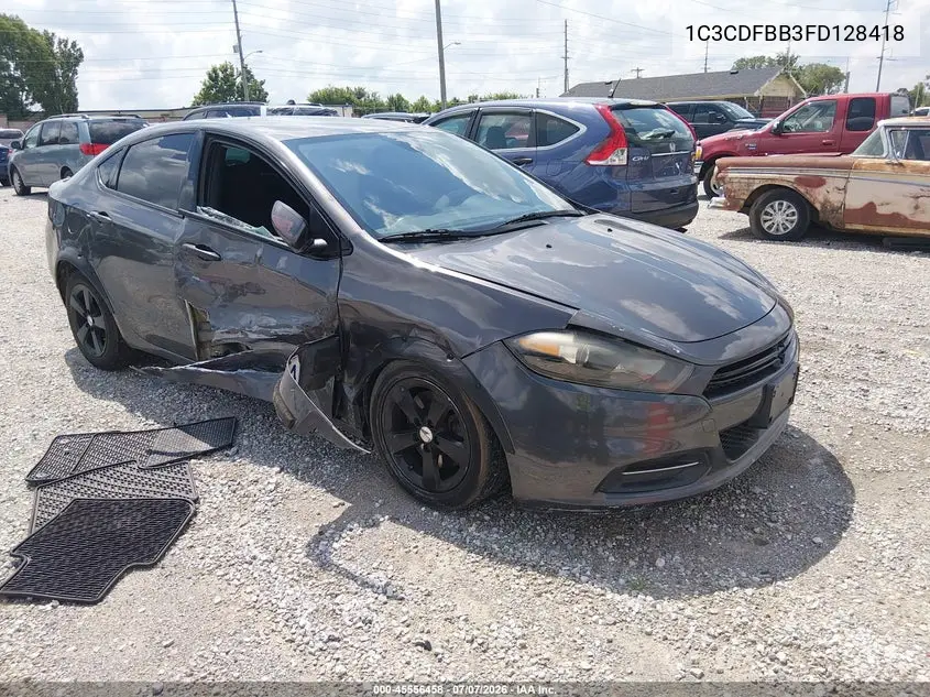 2015 Dodge Dart Sxt VIN: 1C3CDFBB3FD128418 Lot: 45556458