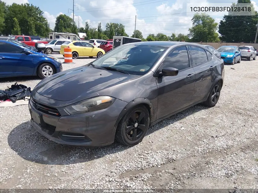 2015 Dodge Dart Sxt VIN: 1C3CDFBB3FD128418 Lot: 45556458