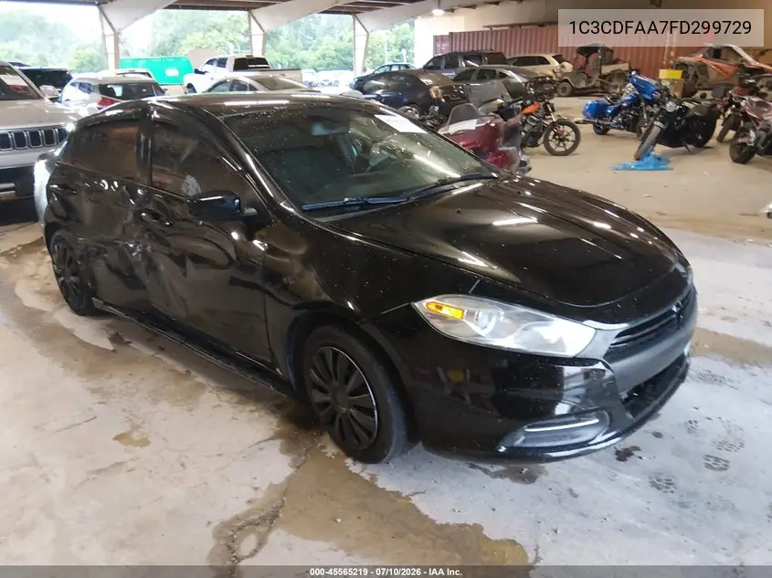 2015 Dodge Dart Se VIN: 1C3CDFAA7FD299729 Lot: 45565219
