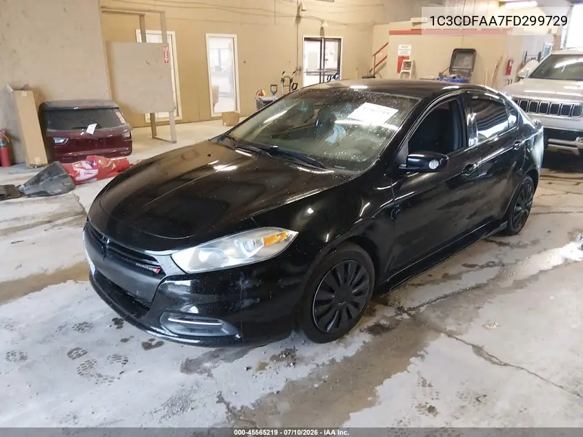 2015 Dodge Dart Se VIN: 1C3CDFAA7FD299729 Lot: 45565219