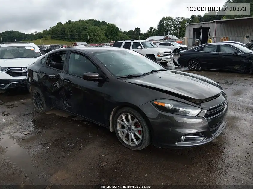 2015 Dodge Dart Sxt VIN: 1C3CDFBB0FD120373 Lot: 45565278