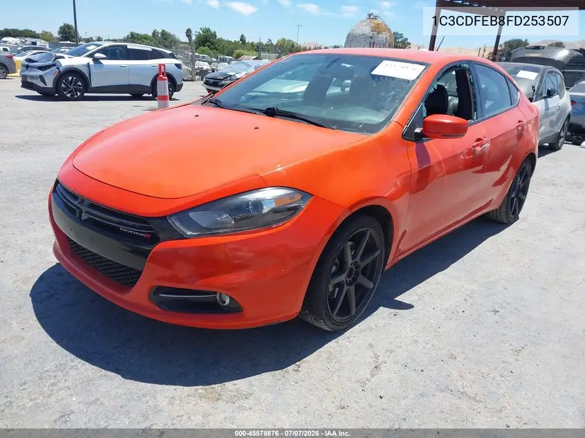 2015 Dodge Dart Gt VIN: 1C3CDFEB8FD253507 Lot: 45578876
