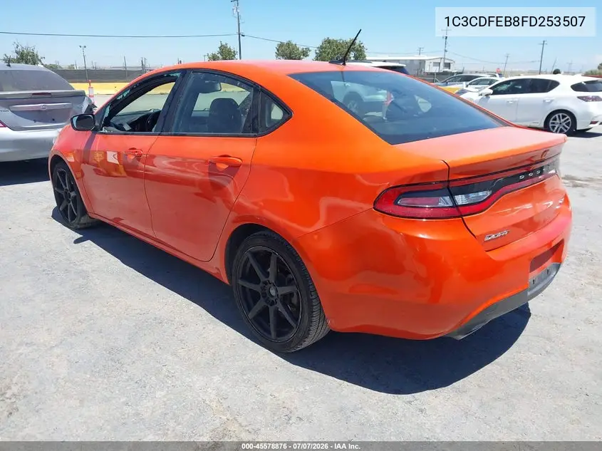 2015 Dodge Dart Gt VIN: 1C3CDFEB8FD253507 Lot: 45578876