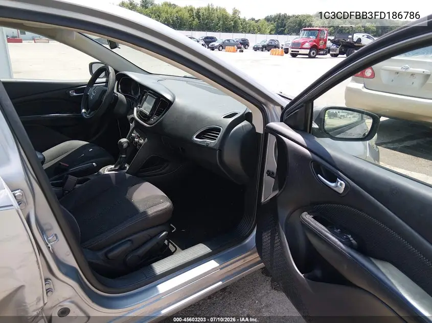 2015 Dodge Dart Sxt VIN: 1C3CDFBB3FD186786 Lot: 45603203