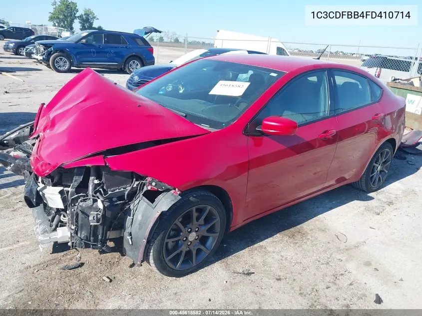 1C3CDFBB4FD410714 2015 Dodge Dart Sxt