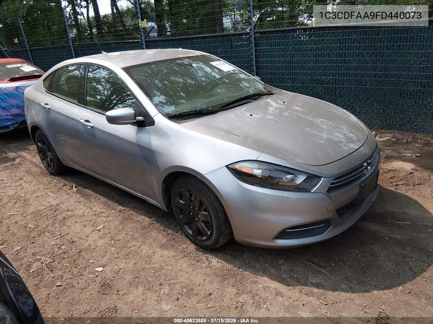 2015 Dodge Dart Se VIN: 1C3CDFAA9FD440073 Lot: 45622688