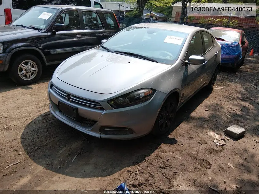 2015 Dodge Dart Se VIN: 1C3CDFAA9FD440073 Lot: 45622688