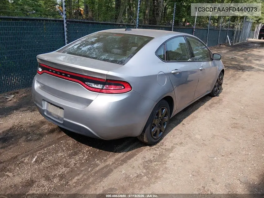 2015 Dodge Dart Se VIN: 1C3CDFAA9FD440073 Lot: 45622688