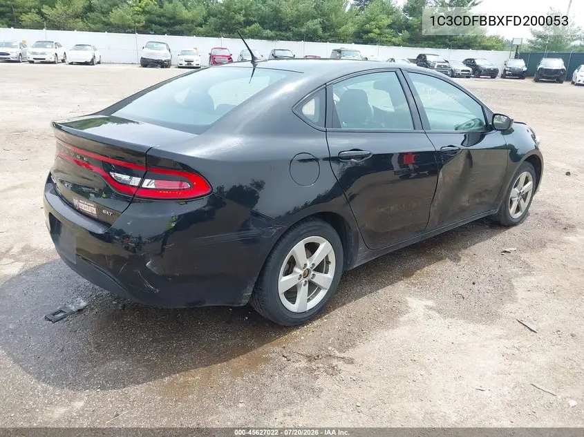 2015 Dodge Dart Sxt VIN: 1C3CDFBBXFD200053 Lot: 45627022