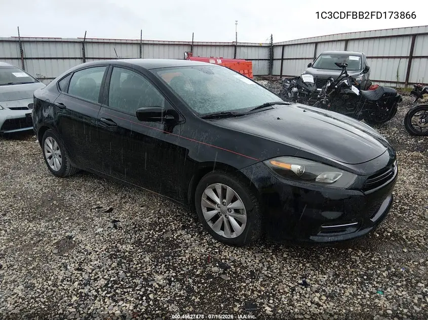 2015 Dodge Dart Sxt VIN: 1C3CDFBB2FD173866 Lot: 45627473