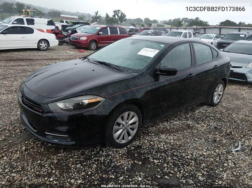 2015 Dodge Dart Sxt VIN: 1C3CDFBB2FD173866 Lot: 45627473