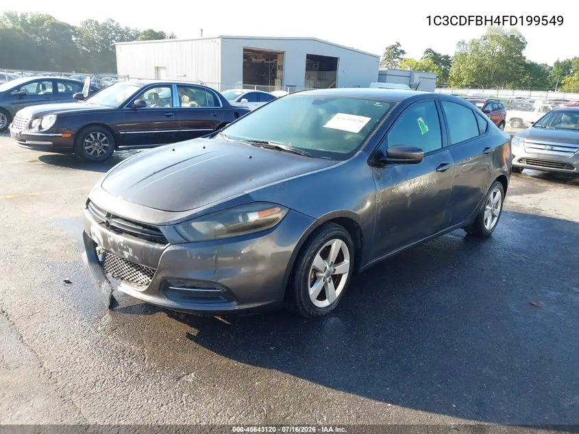 2015 Dodge Dart Sxt VIN: 1C3CDFBH4FD199549 Lot: 45643120