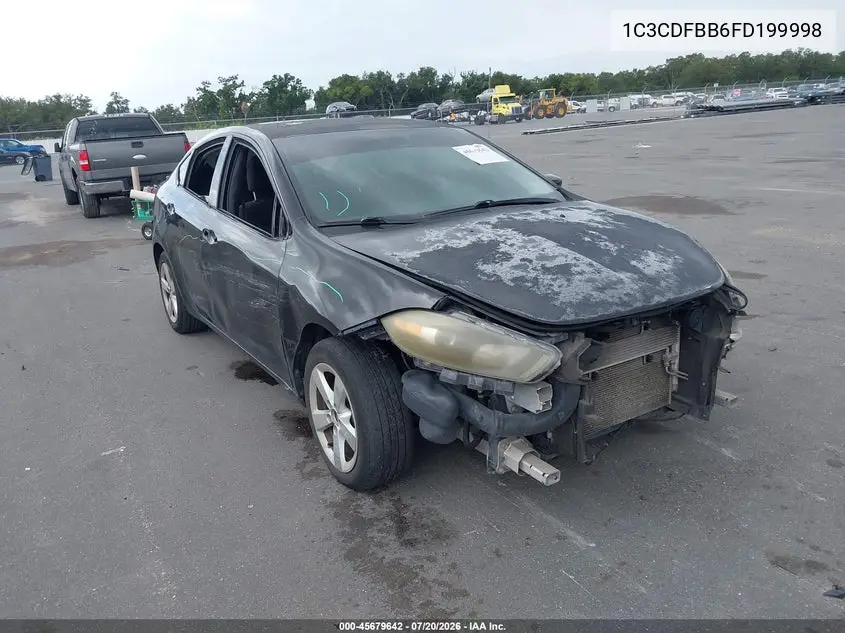 2015 Dodge Dart Sxt VIN: 1C3CDFBB6FD199998 Lot: 45679642
