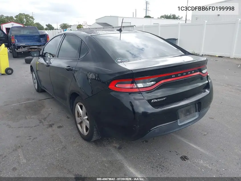 2015 Dodge Dart Sxt VIN: 1C3CDFBB6FD199998 Lot: 45679642