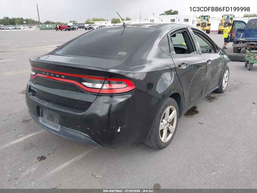 2015 Dodge Dart Sxt VIN: 1C3CDFBB6FD199998 Lot: 45679642