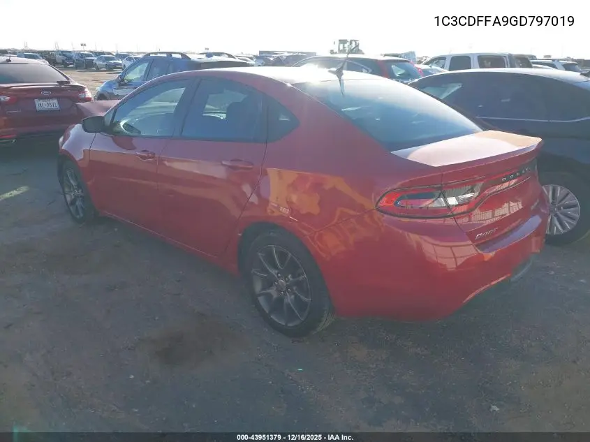 1C3CDFFA9GD797019 2016 Dodge Dart Sxt Sport Rallye