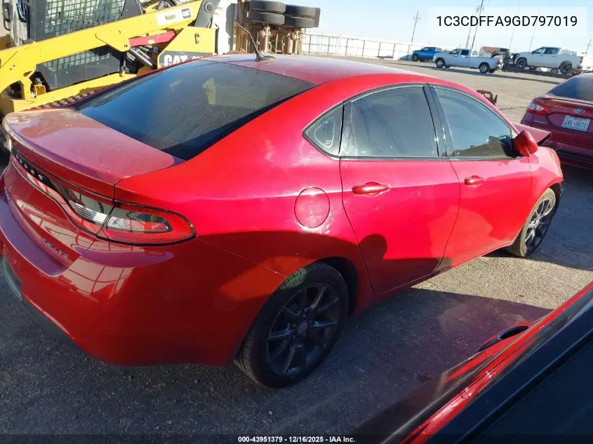 1C3CDFFA9GD797019 2016 Dodge Dart Sxt Sport Rallye