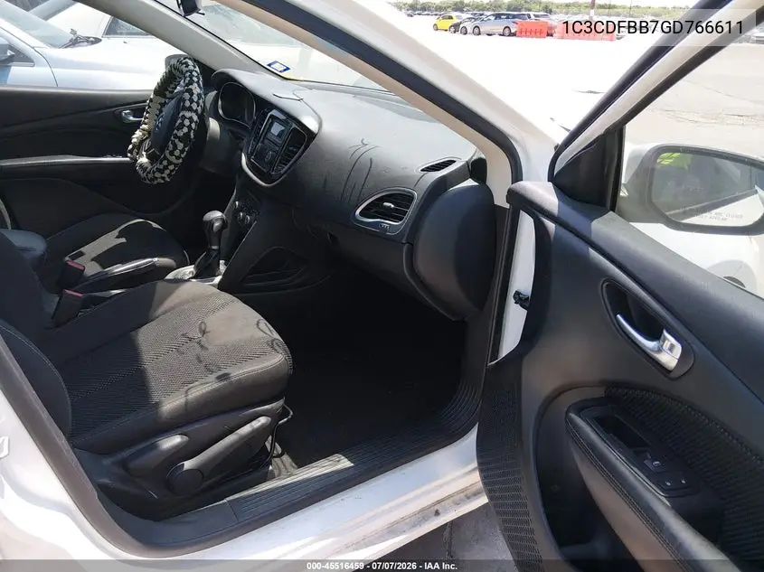 2016 Dodge Dart Sxt VIN: 1C3CDFBB7GD766611 Lot: 45516459