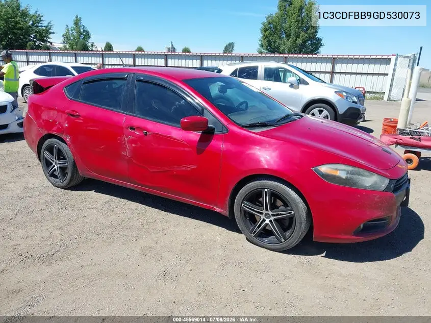 2016 Dodge Dart Sxt VIN: 1C3CDFBB9GD530073 Lot: 45569014