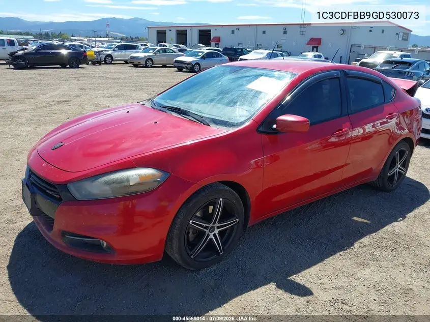 2016 Dodge Dart Sxt VIN: 1C3CDFBB9GD530073 Lot: 45569014