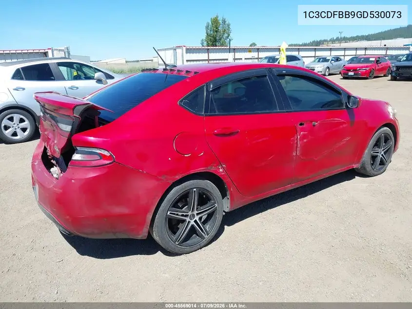 2016 Dodge Dart Sxt VIN: 1C3CDFBB9GD530073 Lot: 45569014