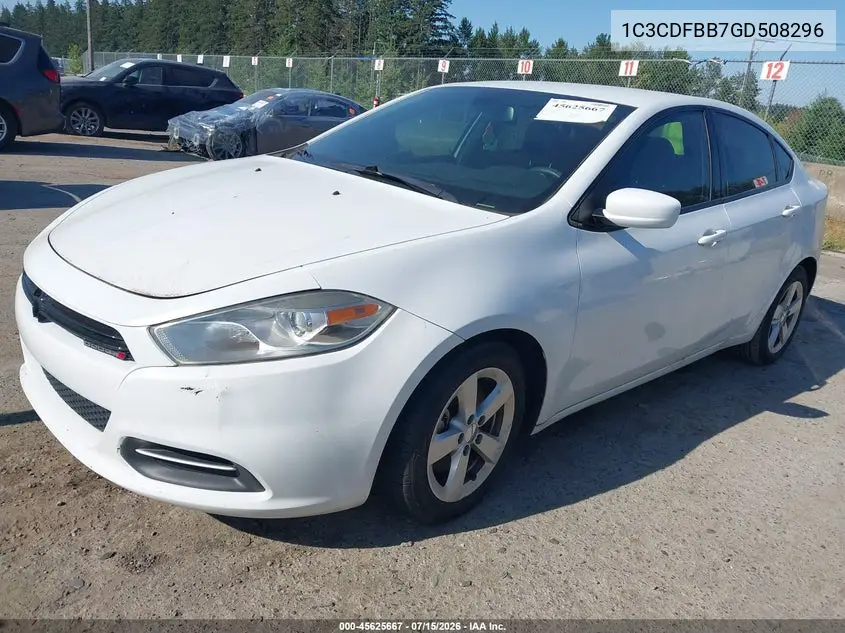 2016 Dodge Dart Sxt VIN: 1C3CDFBB7GD508296 Lot: 45625667
