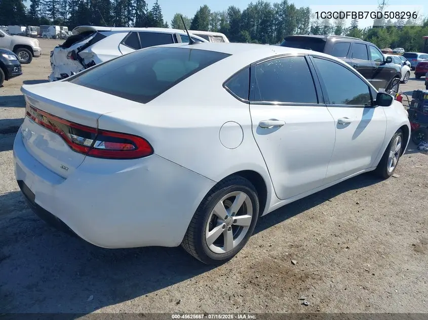 2016 Dodge Dart Sxt VIN: 1C3CDFBB7GD508296 Lot: 45625667