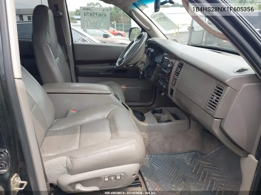 2001 Dodge Durango VIN: 1B4HS28NX1F605356 Lot: 45639874