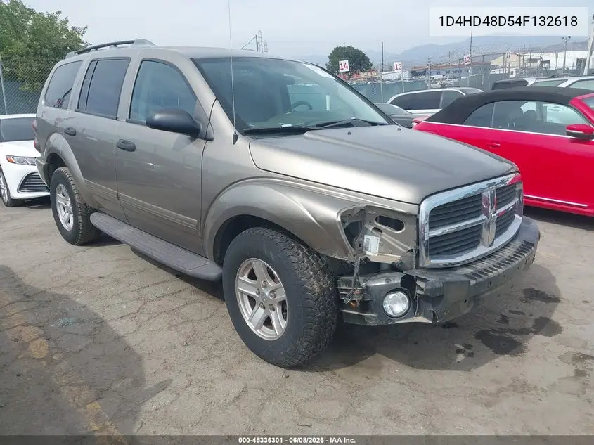 2004 Dodge Durango Slt VIN: 1D4HD48D54F132618 Lot: 45336301