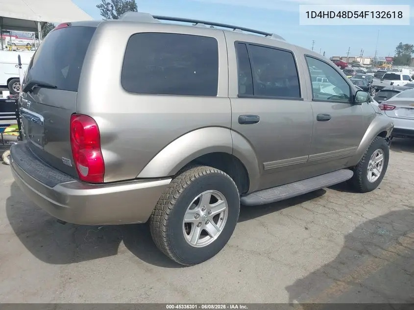 2004 Dodge Durango Slt VIN: 1D4HD48D54F132618 Lot: 45336301