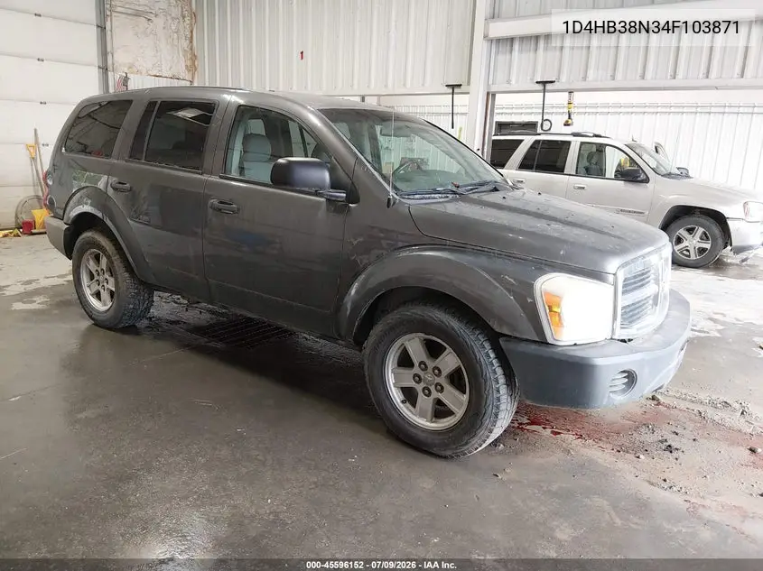 2004 Dodge Durango St VIN: 1D4HB38N34F103871 Lot: 45596152