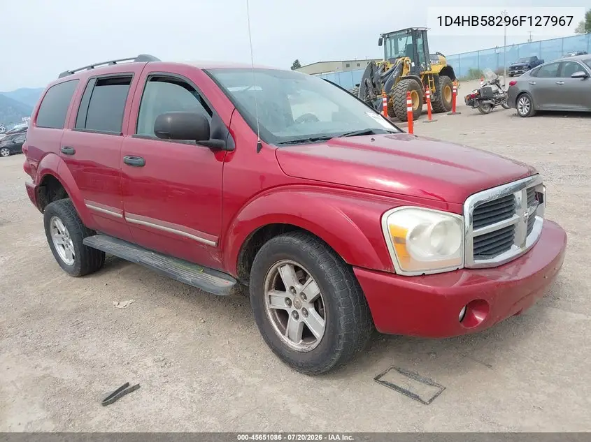 2006 Dodge Durango Limited VIN: 1D4HB58296F127967 Lot: 45651086