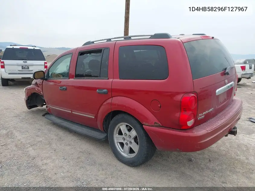 2006 Dodge Durango Limited VIN: 1D4HB58296F127967 Lot: 45651086