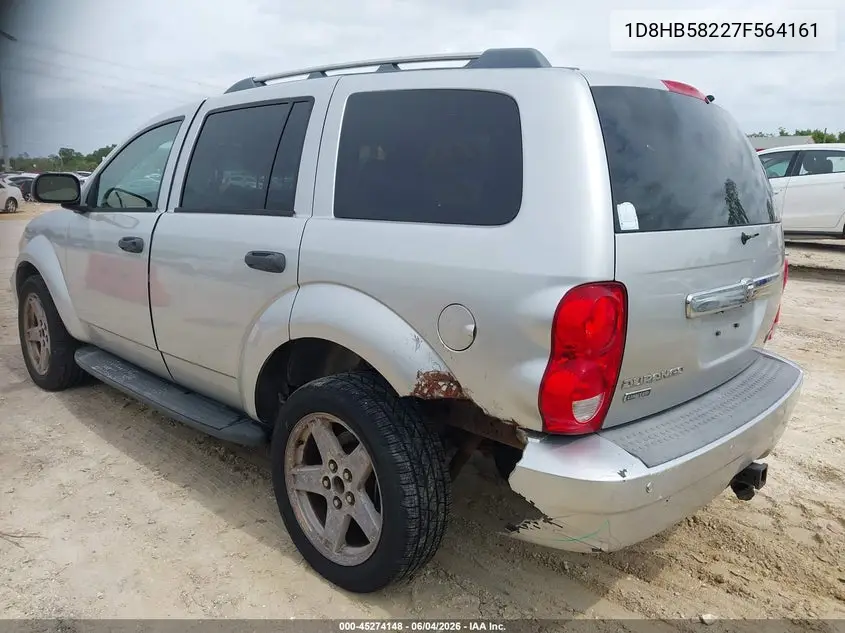 2007 Dodge Durango Limited VIN: 1D8HB58227F564161 Lot: 45274148