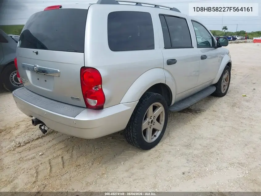 2007 Dodge Durango Limited VIN: 1D8HB58227F564161 Lot: 45274148