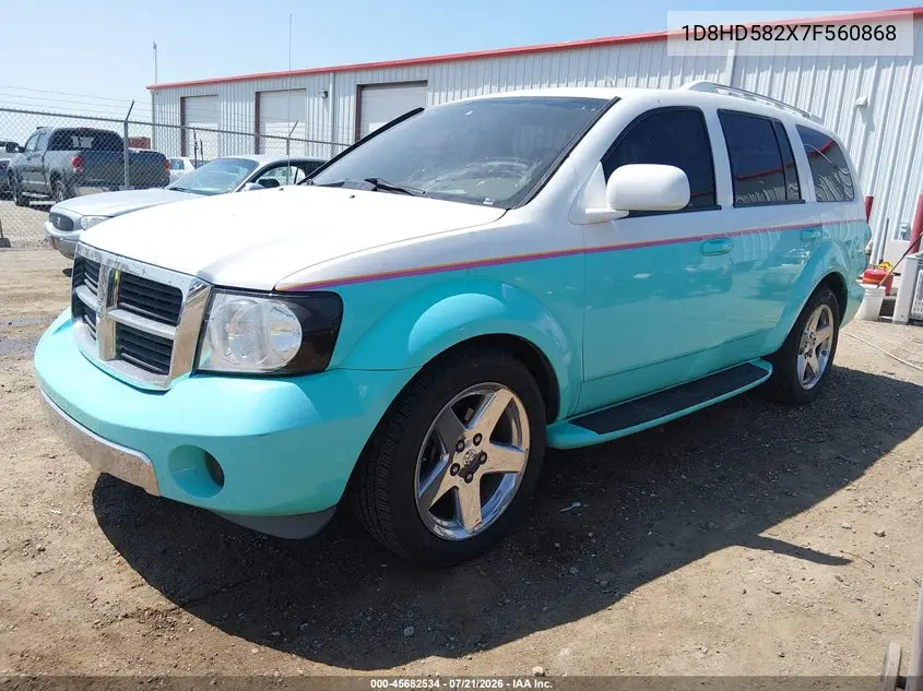 2007 Dodge Durango Limited VIN: 1D8HD582X7F560868 Lot: 45682534