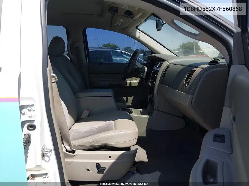 2007 Dodge Durango Limited VIN: 1D8HD582X7F560868 Lot: 45682534