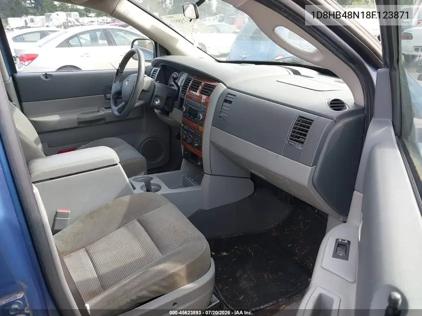 2008 Dodge Durango Slt VIN: 1D8HB48N18F123871 Lot: 45623893