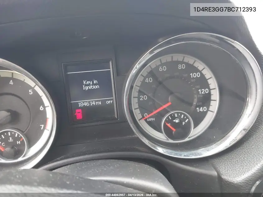 1D4RE3GG7BC712393 2011 Dodge Durango Heat