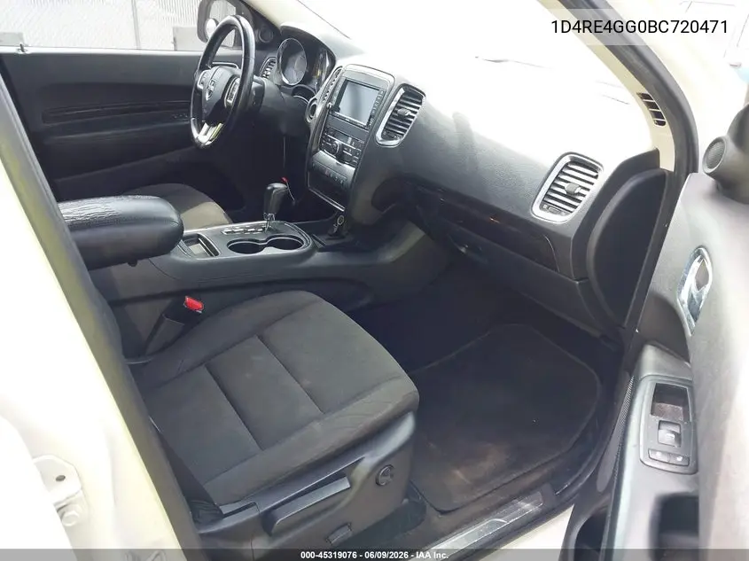 1D4RE4GG0BC720471 2011 Dodge Durango Crew