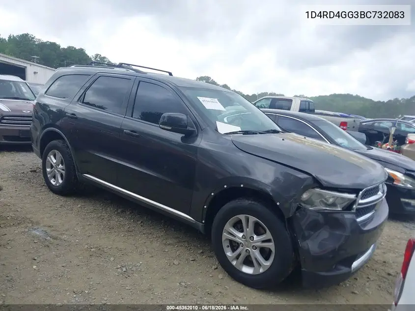 2011 Dodge Durango Crew VIN: 1D4RD4GG3BC732083 Lot: 45362010