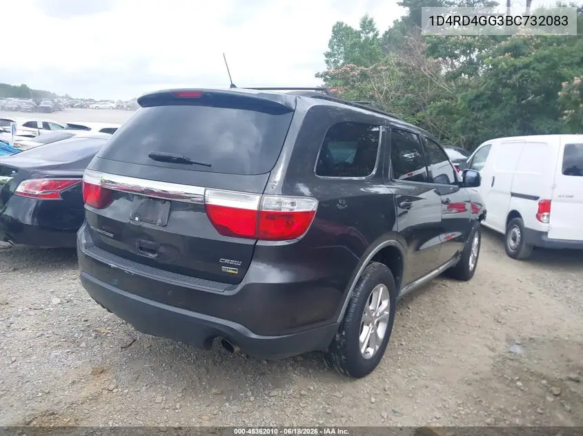 2011 Dodge Durango Crew VIN: 1D4RD4GG3BC732083 Lot: 45362010
