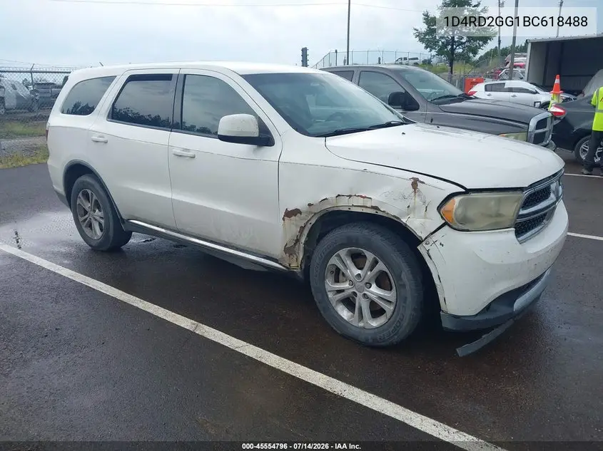 2011 Dodge Durango Express VIN: 1D4RD2GG1BC618488 Lot: 45554796