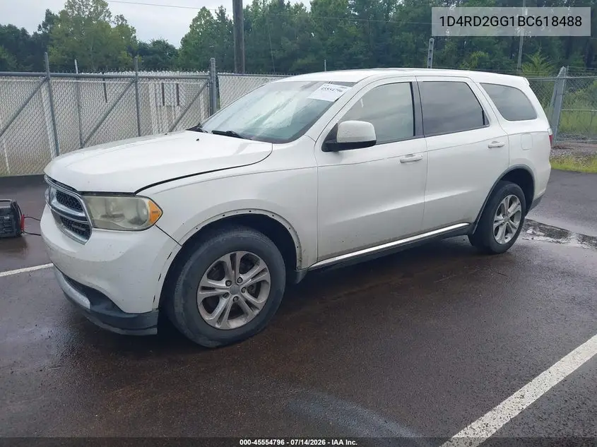 2011 Dodge Durango Express VIN: 1D4RD2GG1BC618488 Lot: 45554796