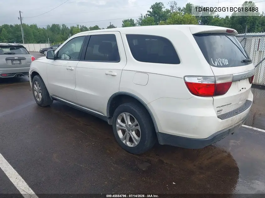 2011 Dodge Durango Express VIN: 1D4RD2GG1BC618488 Lot: 45554796