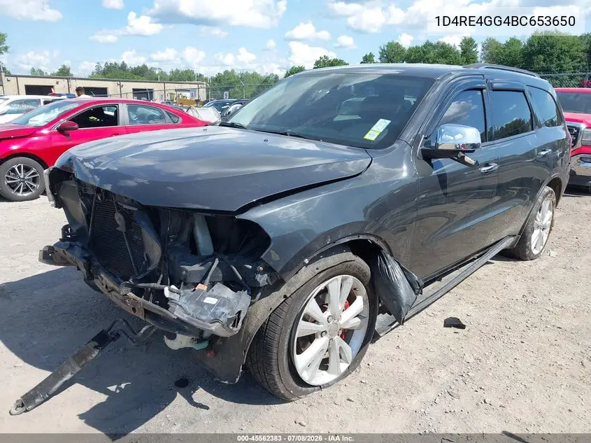2011 Dodge Durango Crew VIN: 1D4RE4GG4BC653650 Lot: 45562383