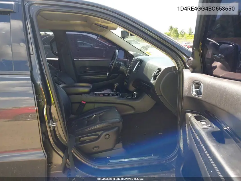 2011 Dodge Durango Crew VIN: 1D4RE4GG4BC653650 Lot: 45562383