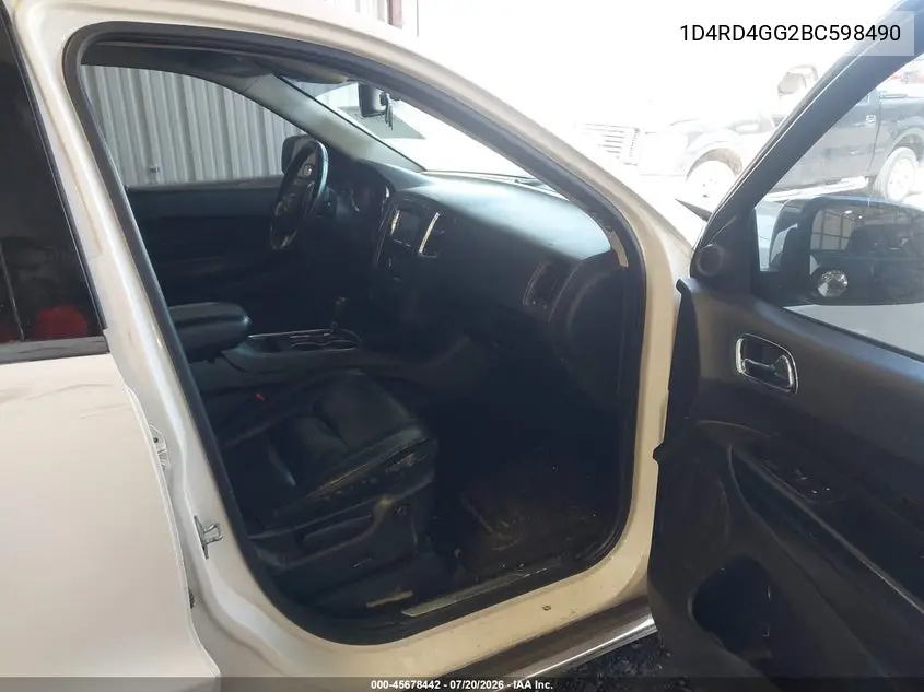2011 Dodge Durango Crew VIN: 1D4RD4GG2BC598490 Lot: 45678442